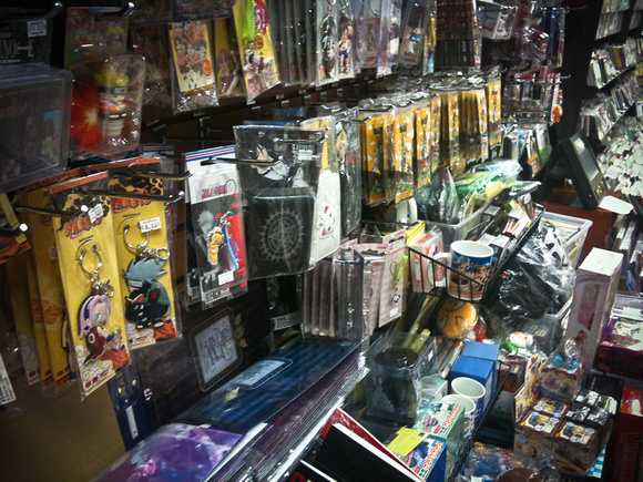Anime Goodies at Kinokuniya Bookstore