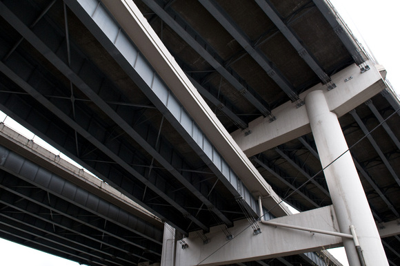Underside of the Fremont Bridge
