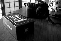iPhone Box and Nikon D300