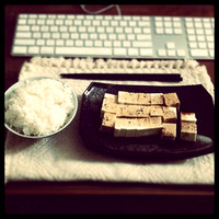 Rice and Tofu Lunch