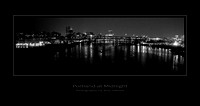Portland at Midnight Poster