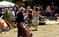 Hoop Play Near the Main Stage