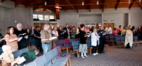 During Worship Service