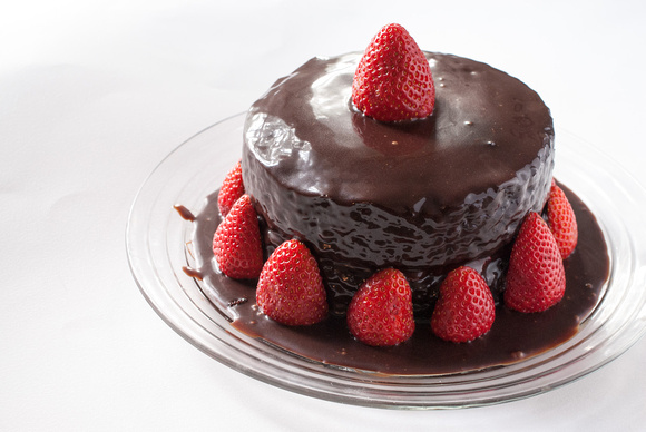 Amy's Vegan Chocolate Strawberry Cake
