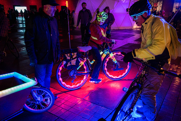 Illuminated Bike Ride