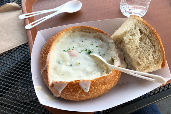 Chowder in a Bread Bowl