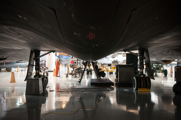 Underneath the SR-71A