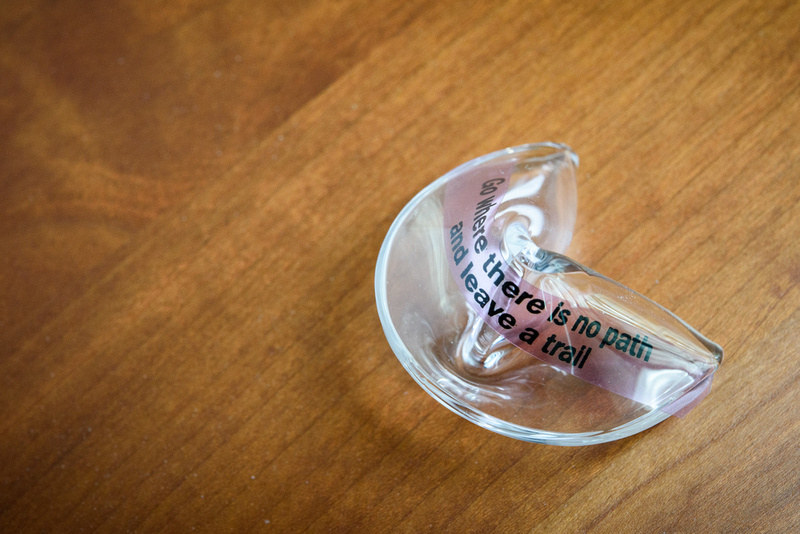 Glass Fortune Cookie