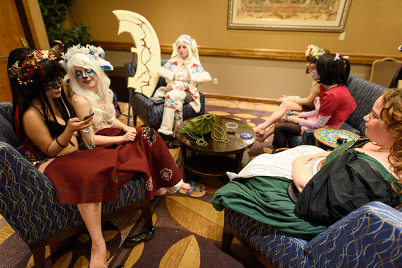 Cosplay Contest Green Room