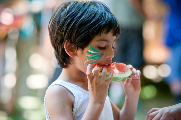 Eating Watermelon