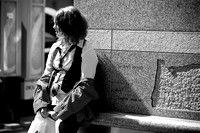Cosplayer Outside the Hilton