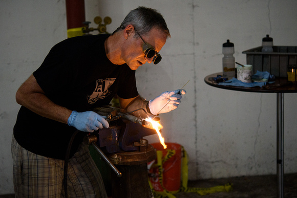 Brazing Demonstration by Dave Levy of Ti Cycles