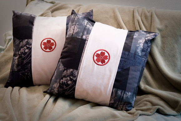 Handmade Asian Throw Pillows