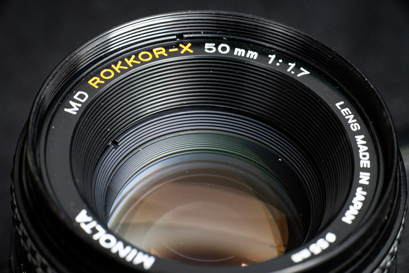 Minolta MD Rokkor-X 50mm f/1.7 lens