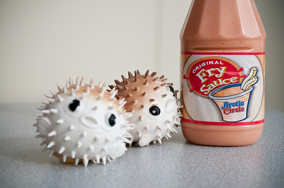 Puffer Fish and Fry Sauce