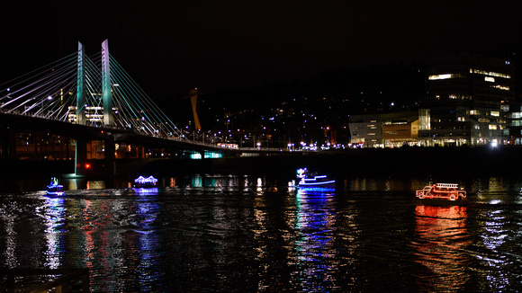 Boats on the Willamette