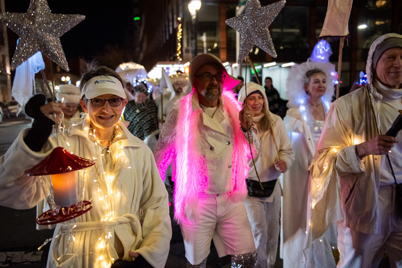Lantern Procession 2024 led by artist group Risk of Change