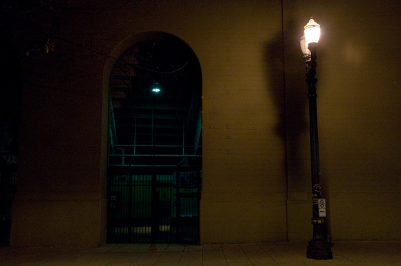 Archway and Street Lamp