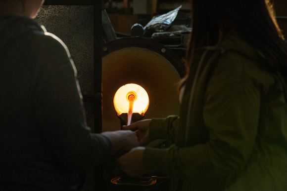 Ornament glassblowing