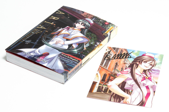 Aria Manga & Postcard