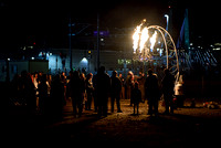 Flamethrower Chandelier by Ryan Ramage