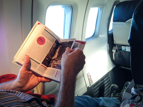 Reading a Book In-flight