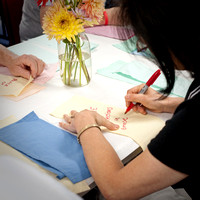 Making Prayer Flags