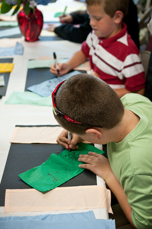 Making Prayer Flags