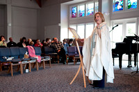 During Worship Service