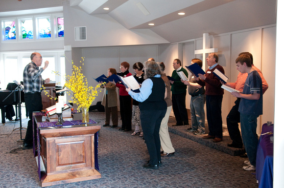 During Worship Service