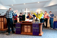 During Worship Service