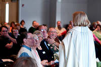 During Worship Service