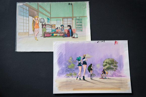 Sailor Moon S Cels with Backgrounds