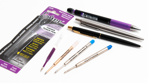 Parker Pen ink refills and pens